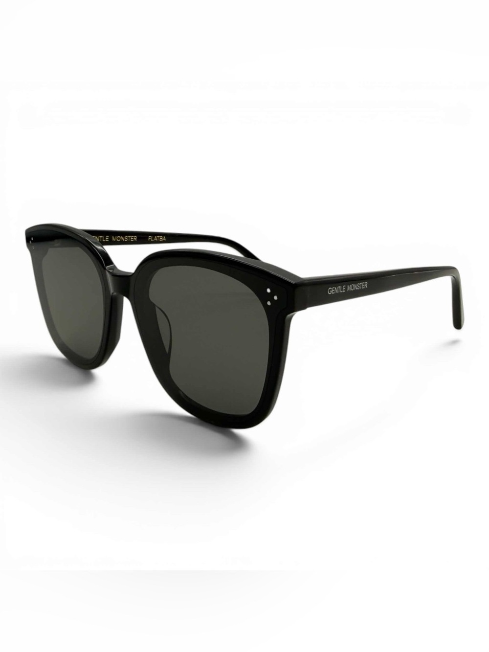 GENTLE MONSTER Matte Black Sunglasses with Dark Lenses